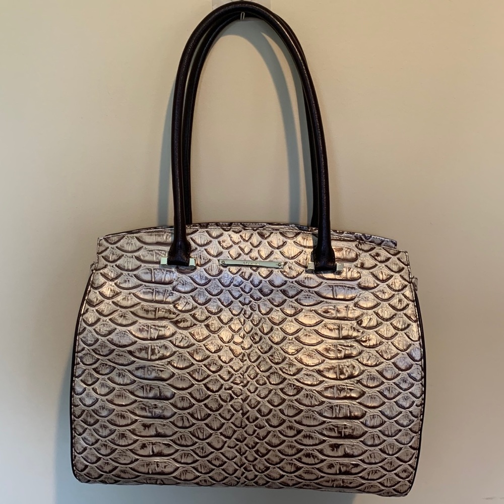 NWT Brahmin Alice Carryall in Pearl Dogwood